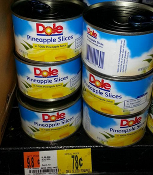 Walmart Matchups: Dole Pineapple Just $.41