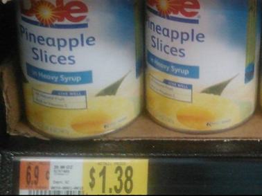 Walmart Matchups: Dole Pineapple Just $.41