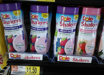 Walmart Coupon Matchup:  Dole Fruit Smoothie Shakers Just $.75