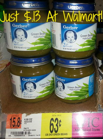 Walmart Coupon Matchup:  Gerber Baby Food Just $.13