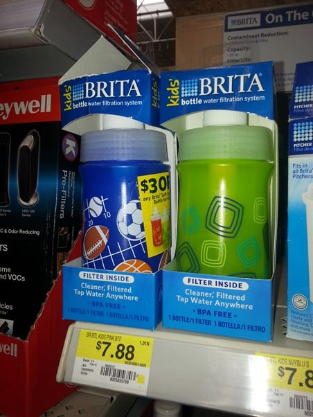 Half Price Brita Water Bottles at Walmart!