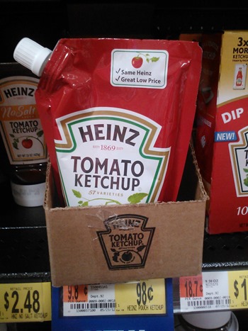 Heinz Ketchup pouches