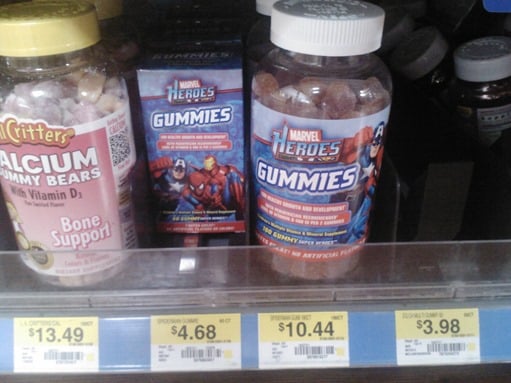 Save a Dollar on Marvel or Disney Vitamins!