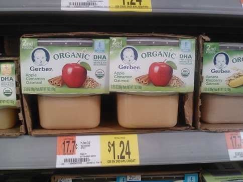 Gerber Organic 2nd Foods Cups
