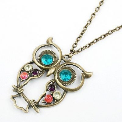 Super Cute Vintage Owl Necklace Just $2.28 + FREE Shipping!