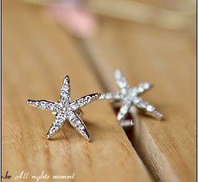 Crystal Starfish Earrings Only $2.99 + FREE Shipping!
