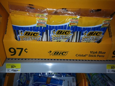 FREE Bic Pens at Walmart With Overage!