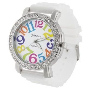 Amazon: Geneva Large Face Silicone Watch Just $6.49!