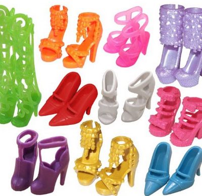 10 Pairs of Barbie Shoes Only $1.74 + FREE Shipping!
