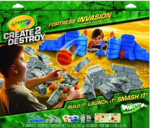 Crayola Create 2 Destroy Fortress Invasion Ultimate Destruction Playset 72% OFF - Only $6.99!