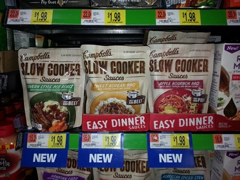 Campbell&rsquo;s Slow Cooker and Skillet Sauces Just $1.10 Each at Walmart!