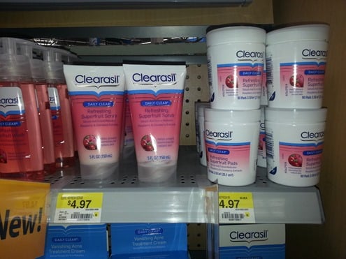 FREE Clearasil SuperFruit Products with Overage!
