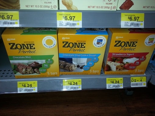 Save a Buck on Zone Perfect Weight Loss Bars!
