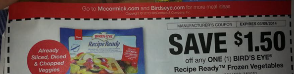 Walmart:  FREE Birdseye Recipe Ready With $0.50 Overage!