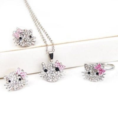 Hello Kitty Crystal Jewelry Set Just $2.59 SHIPPED!