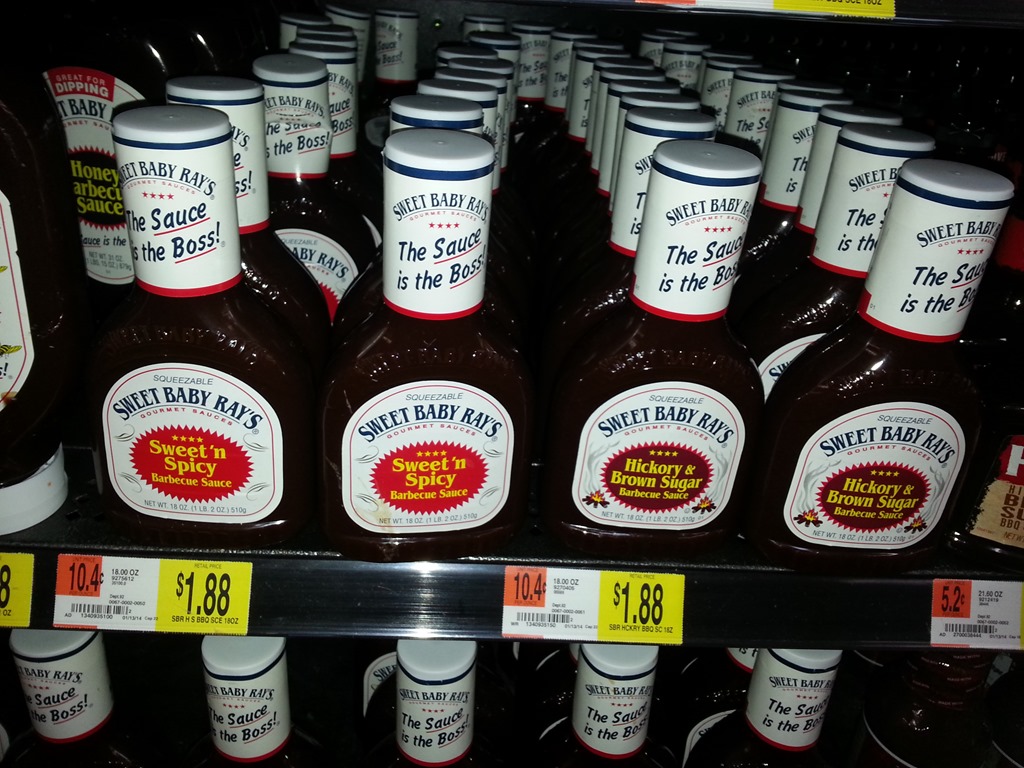Sweet Baby Ray’s BBQ Sauce Just $.88 at Walmart!