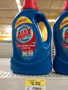 Ajax Laundry Detergent Just $.50 at Walmart!