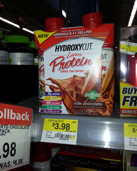 Hydroxycut Protein Shakes FREE PLUS $1.02 Overage At Walmart!