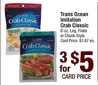 TODAY ONLY: Trans Ocean Crab Meat Just $.66, Normally $2.50!