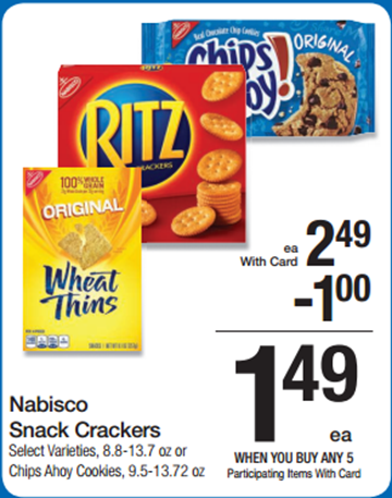 FREE Triscuits with Overage at Walmart!