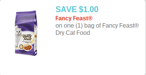 Fancy Feast Dry Cat Food Coupon