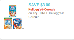 Kelloggs Cereal Coupon