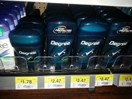 Degree Deodorant Starting at $.78 at Walmart!