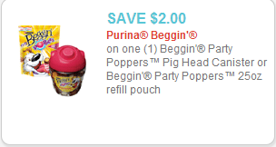 Purina Beggin Poppers coupon Purina Beggin Poppers coupon