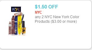 NYC Makeup Coupon