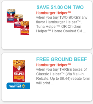 Hamburger Helper Coupona