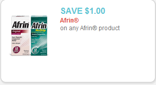 Afrin Nasal Spray Coupon