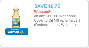 Wesson Oil Coupon