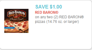Red Baron Pizza Coupon Red Baron Pizza Coupon