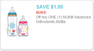 Nuk Advanced Orthodontic Bottle Coupon