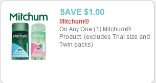 Mitchum Deodorant coupon
