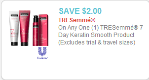 Tresemme Coupon Tresemme Coupon