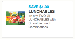 Lunchables Smoothie Coupon