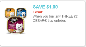 Cesar Dog Food Coupon