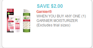 Garnier Moisturizer Coupon Garnier Moisturizer Coupon
