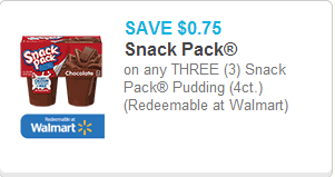 Hunt's Snack Pack Coupon