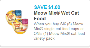 Meow Mix wet cat food coupon Meow Mix wet cat food coupon