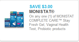 Monistat coupon