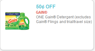 Gain Detergent Coupon