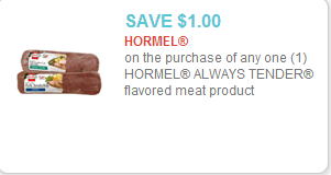 Hormel Always Tender Coupon Hormel Always Tender Coupon