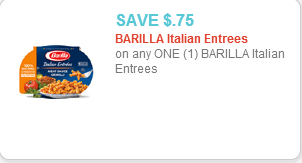 Barilla Meals Coupon