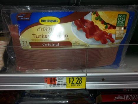 Butterball Turkey Bacon Just $1.53 at Walmart!