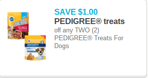 Pedigree Dog Treats Coupon