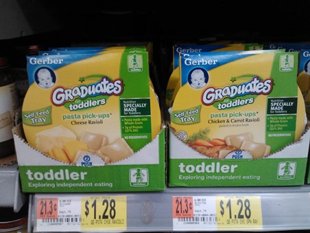 Gerber Graduates Pasta pick-ups