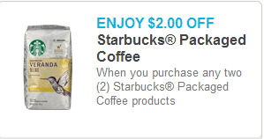 Starbucks Coffee Coupon