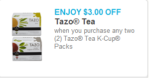 Tazo K-Cups Coupon